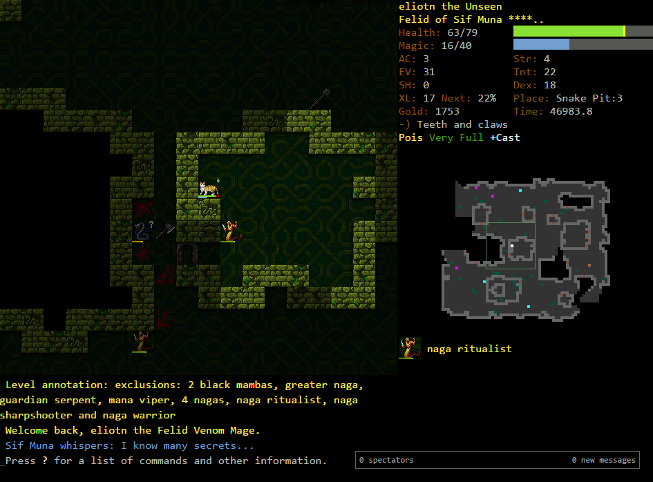 Dungeon Crawl Stone Soup Screenshot